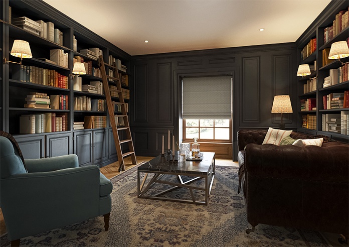 Rae Trellis, Greenery - Twist&Fit Roman Blind - Image 7